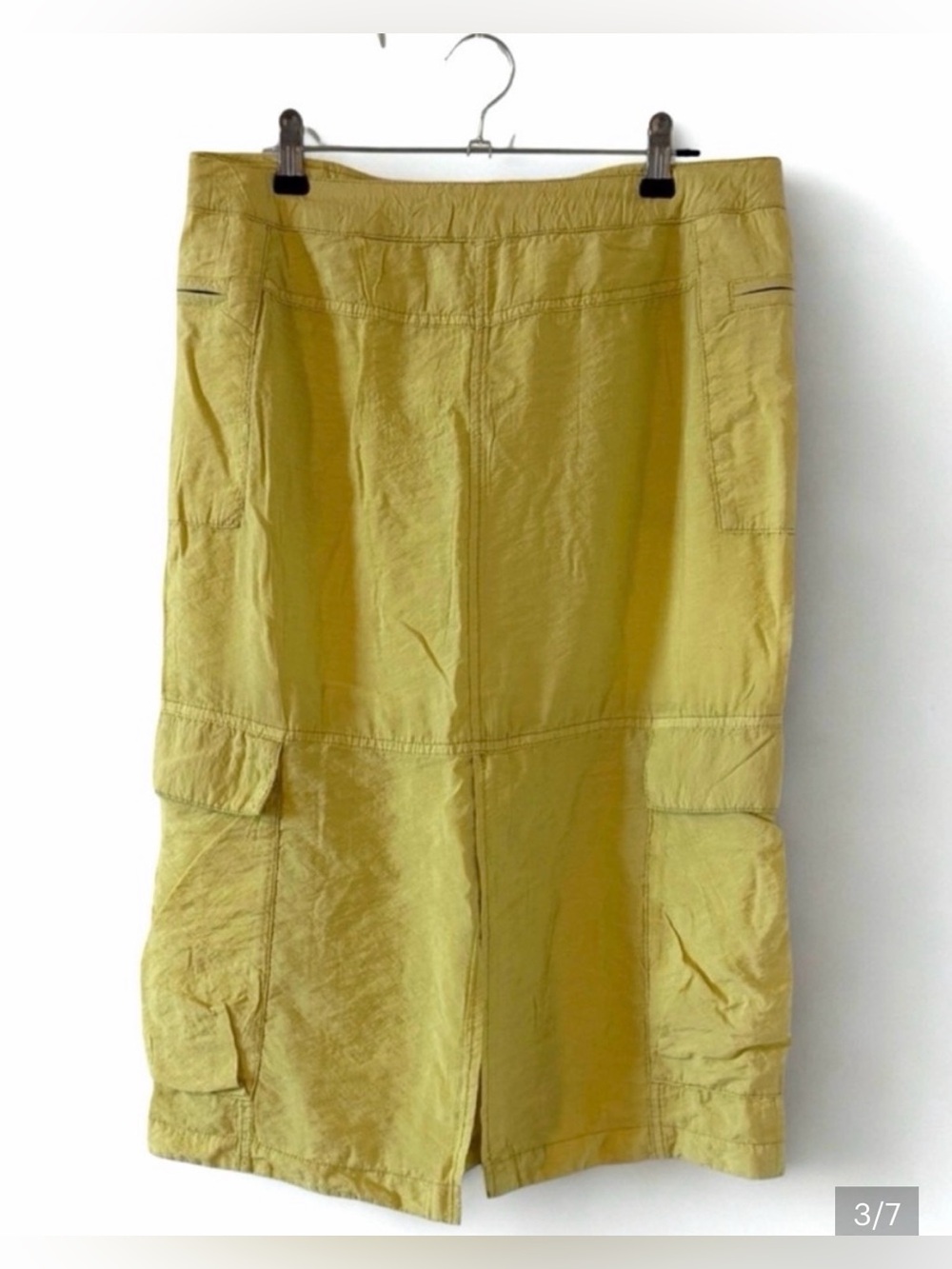 Free People Evie Column Midi Rayon Nylon Blend Skirt NWT - Picture 3 of 6